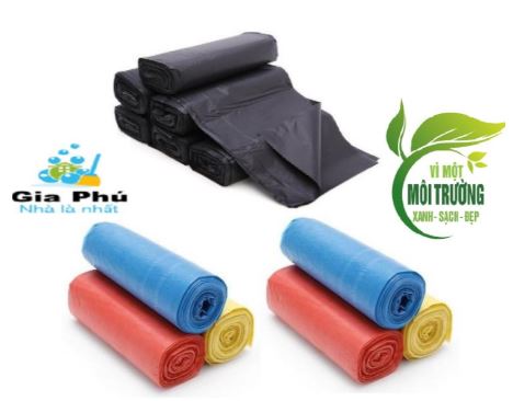 Combo 3 cuộn túi đựng rác Tự huỷ đủ size