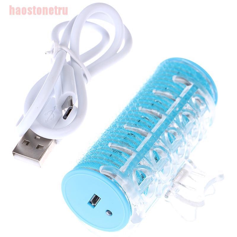 Lô cuốn tóc sạc điện USB uốn mái dài tự dính