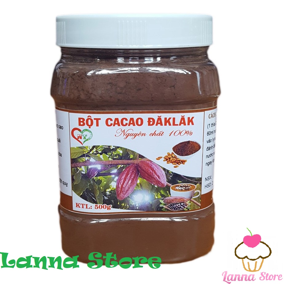 Bột ca cao nguyên chất 100% từ đăk lăk 500g