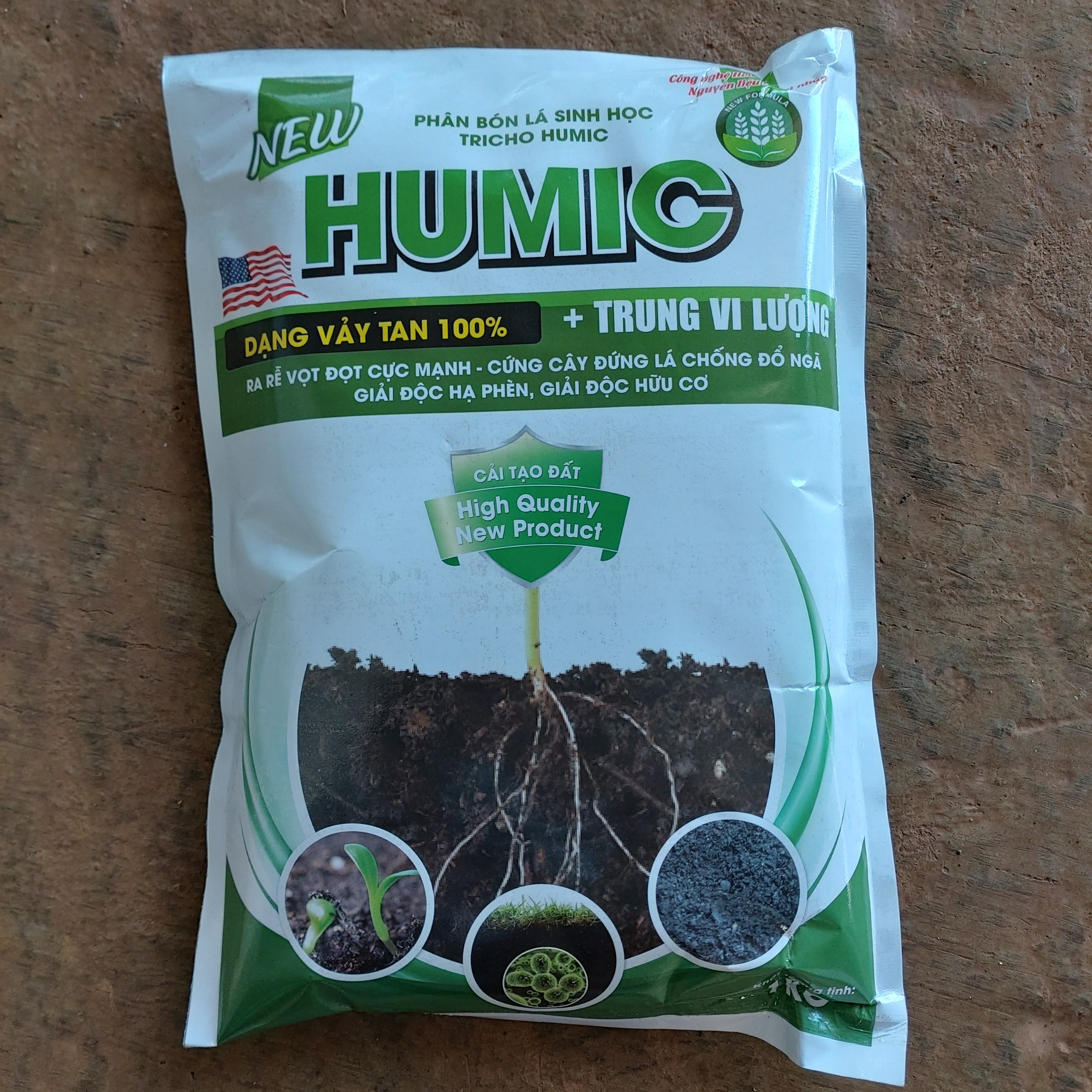 Phân bón lá Humic giúp cải tạo đất cực tốt
