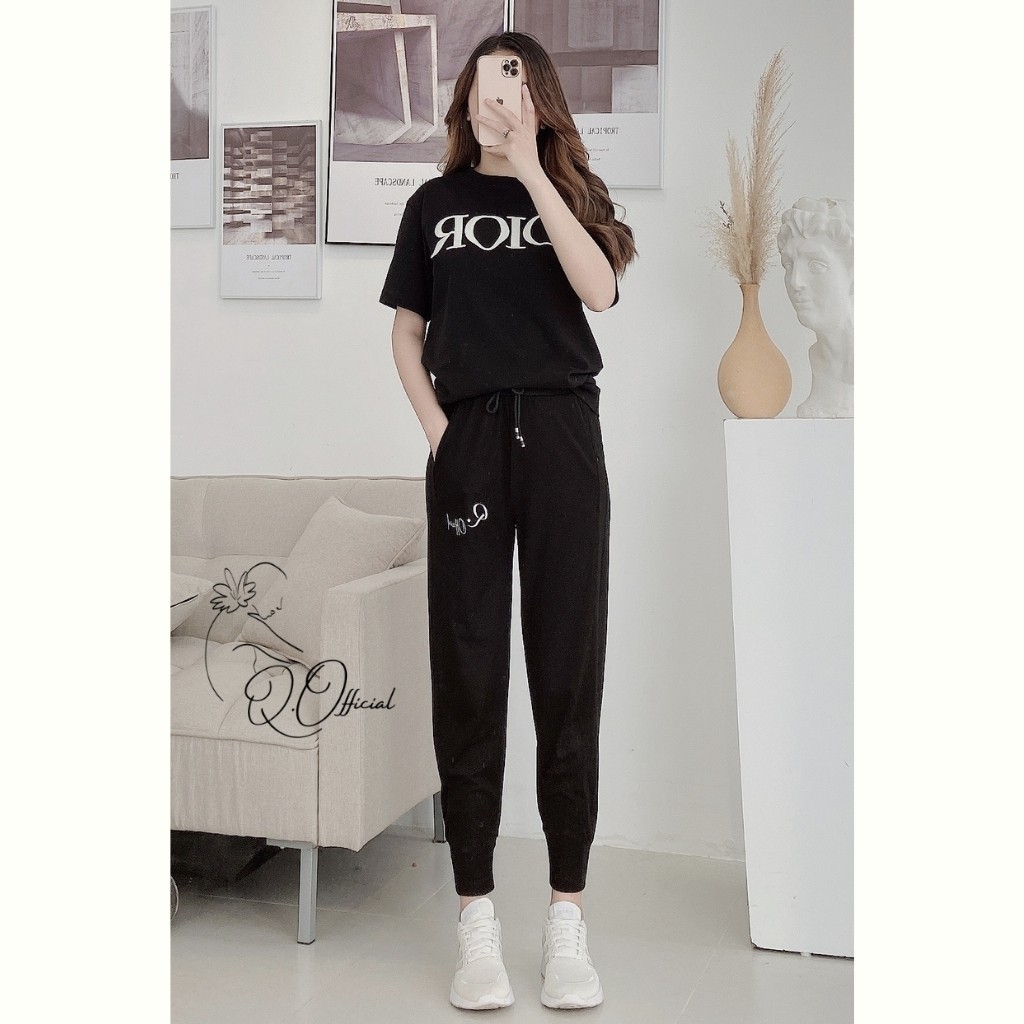 Quần Jogger Nữ Chất Liệu Polyester cool Thời Trang Mùa Hè