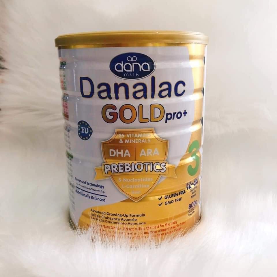 Sữa Danalac Gold Pro+ số 3 800g (1-3 tuổi)