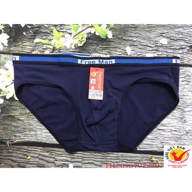 Quần lót nam Freeman, Size 3XL- MS: 6032( Freeman)[ hìnhthật+ clip]cotton 4 chiều