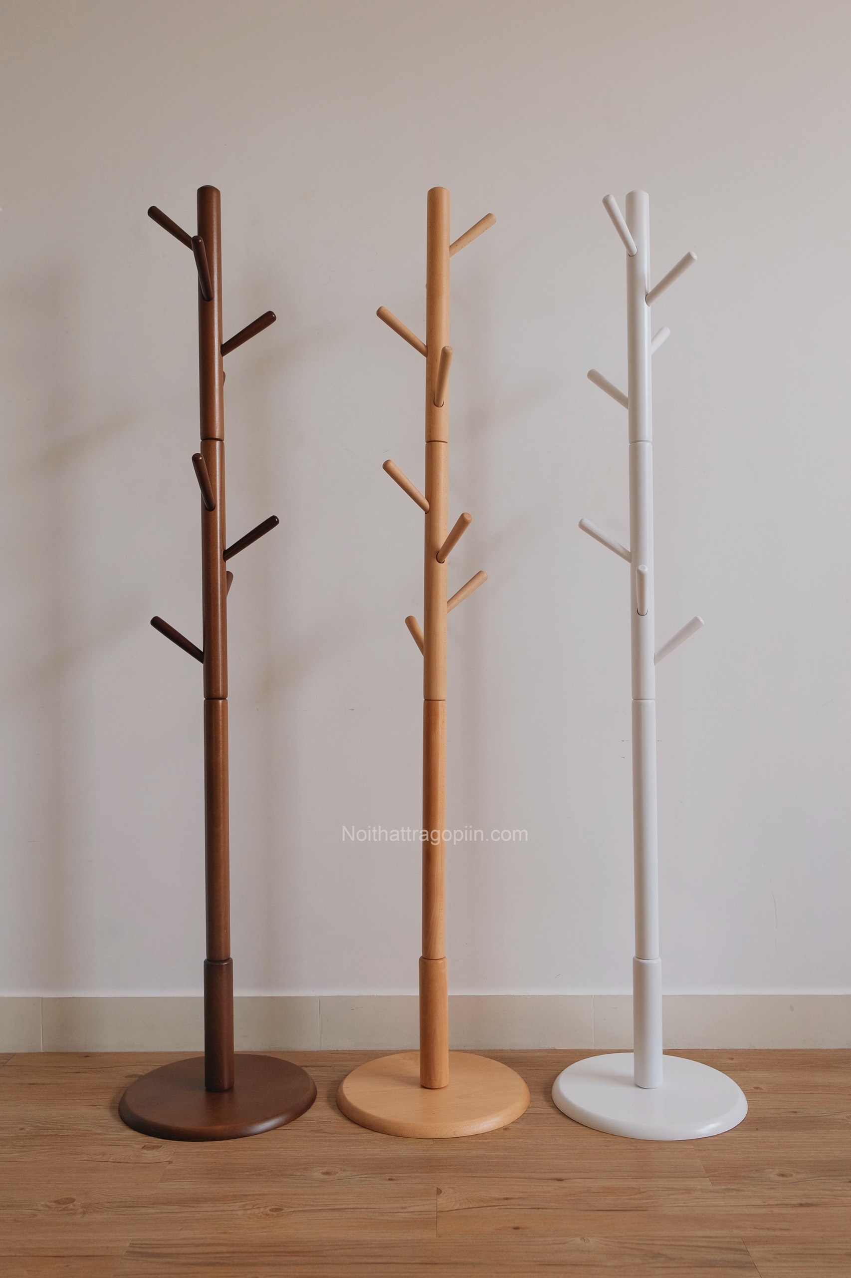 Cây treo đồ gỗ 02
