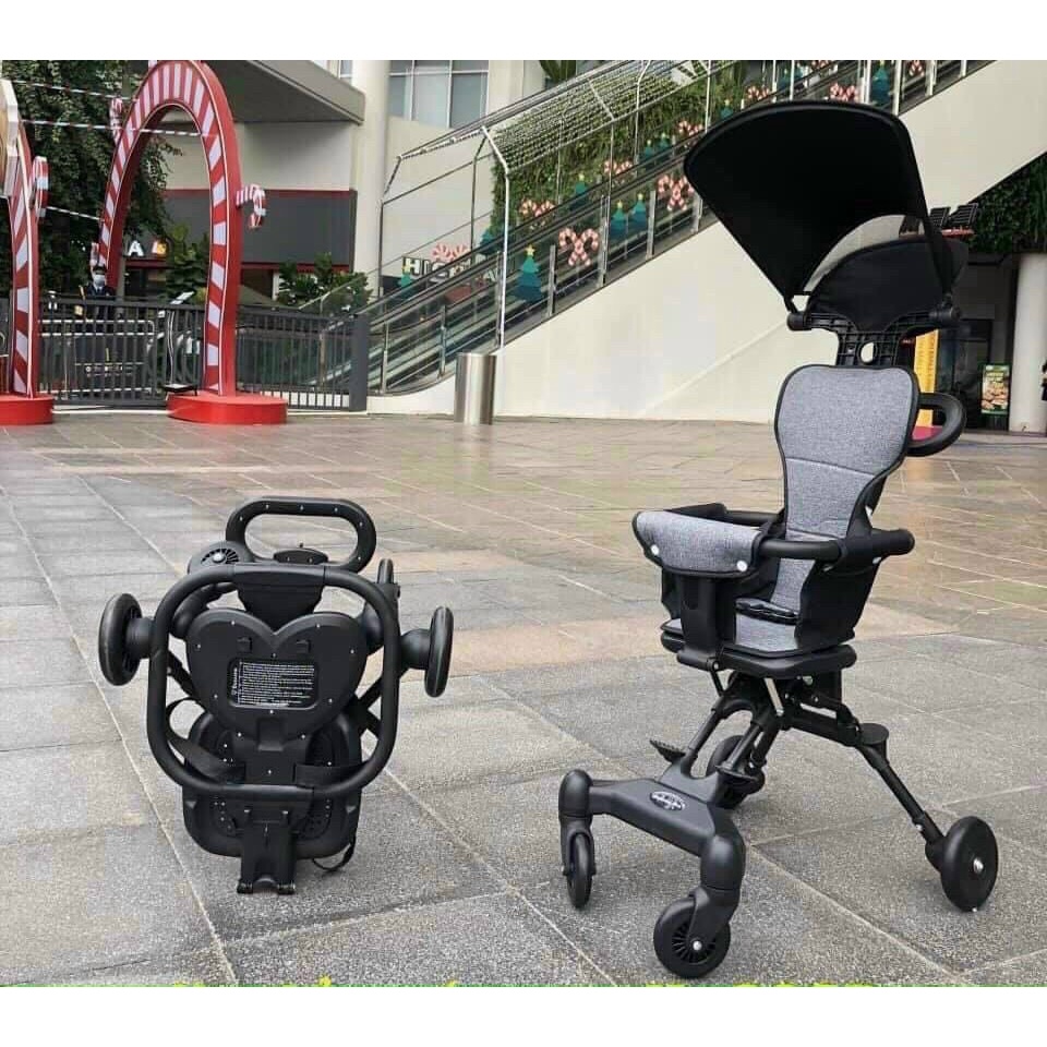Xe đẩy du lịch cho bé, xe đảo chiều gấp gọn