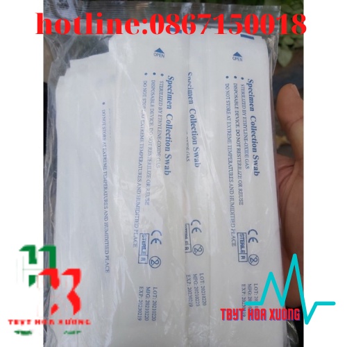 Que tăm bông lấy dịch tỵ hầu ( gói 200 que)