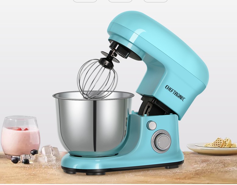 MÁY ĐÁNH BỘT, QUẾT THỊT ,chà BÔNG HÃNG CHEFTRONIC 5L 1000W