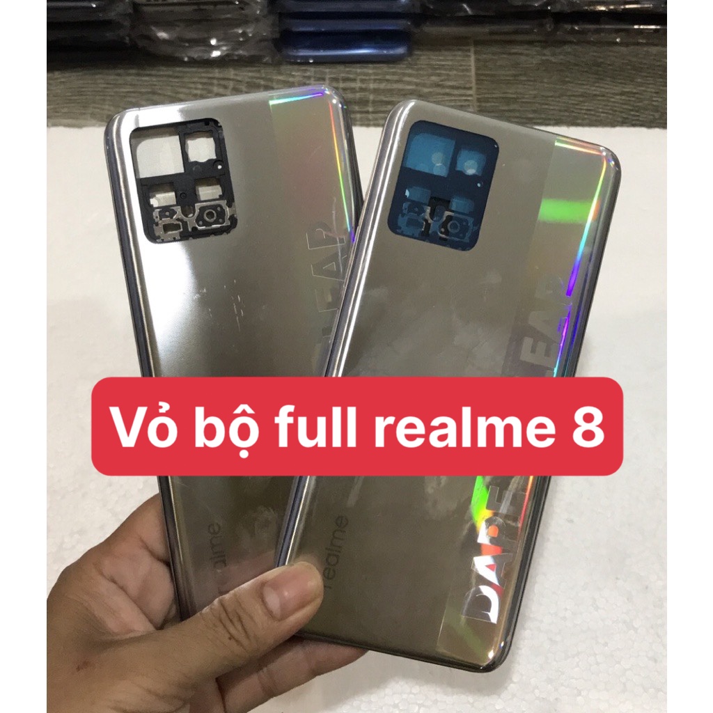 bộ vỏ zin mới điện thoại realme 8