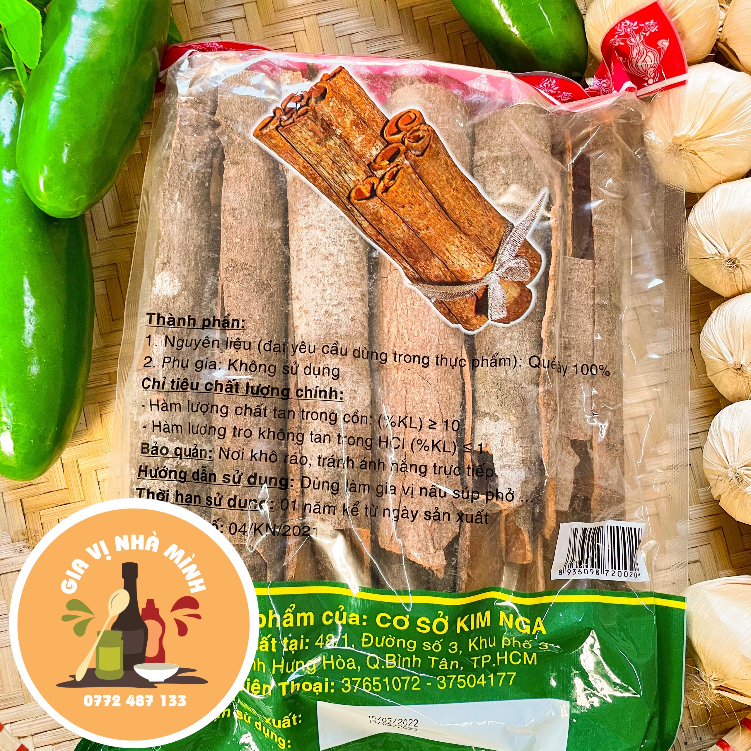 QUẾ CÂY KHÔ KIM NGA 100GR- 500GR