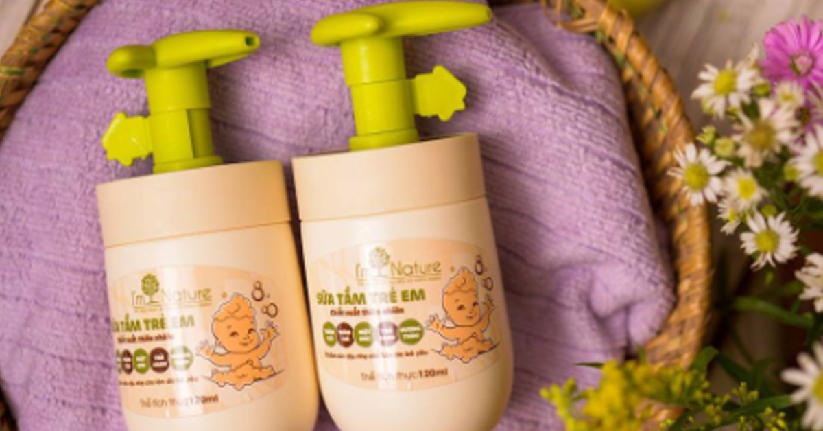 [100% Thảo Dược Thiên Nhiên] Sữa Tắm Gội Thảo Mộc Cho Trẻ Sơ Sinh 120ml (Chính Hãng I'M NATURE)