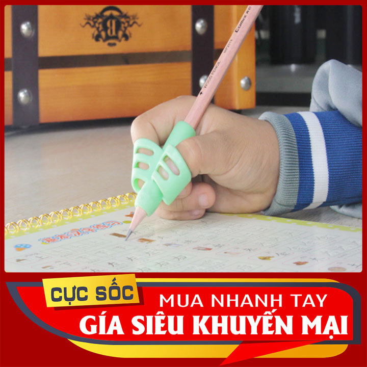 Set 3 Dụng Cụ Định Vị Cầm Bút Chính Xác Giúp Bé Luyện Viết Chữ   Tiện Ích