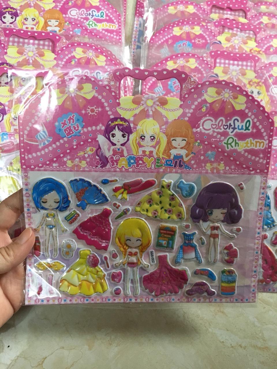 Bán lẻ 1 tấm Sticker hình dán công chúa
