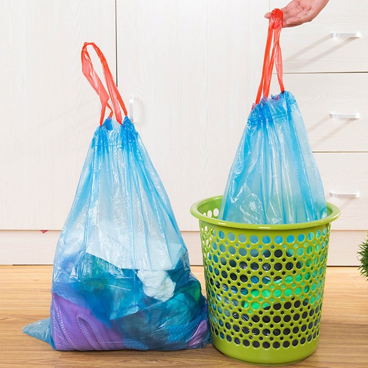 Cuộn Túi đựng rác có dây rút tiện lợi