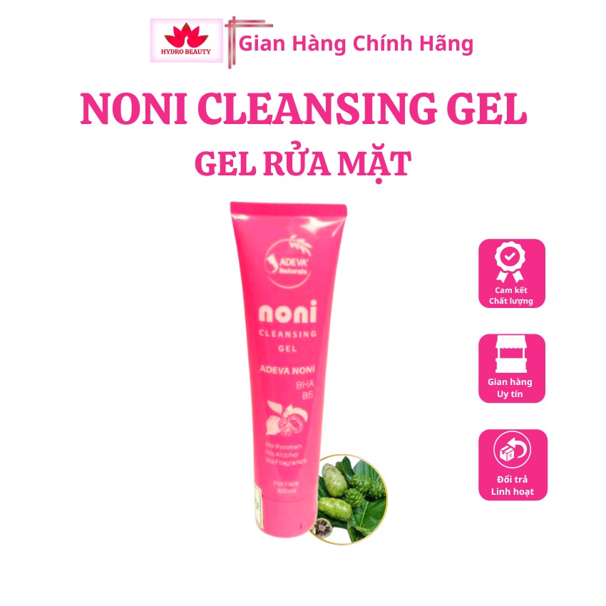 Gel rửa mặt thiên nhiên từ trái Nhàu Adeva Noni