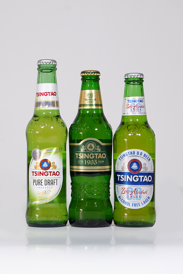 [HCM]Bia Tsingtao 0.0 độ Chai 330ml (Thùng) ADB009
