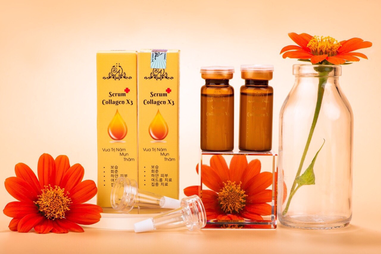 Serum collagen x3 giảm nám mụn thâm 20ml