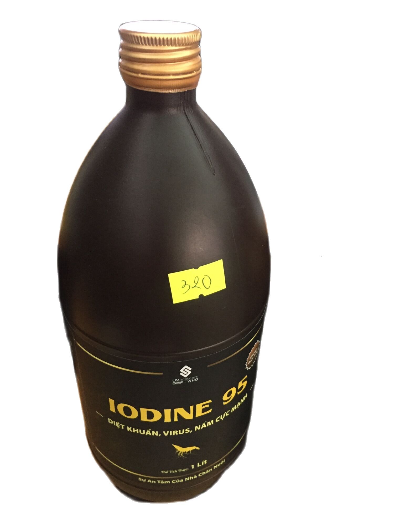 iodine 95 ( diệt khuẩn, nấm , virus ) chai 1 lít