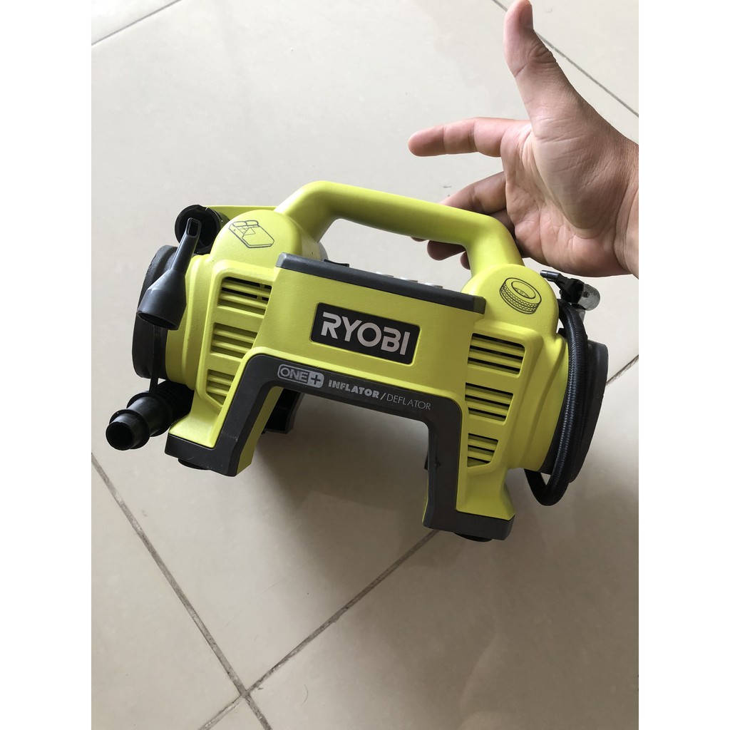 bơm lốp xe ryobi pin 18v