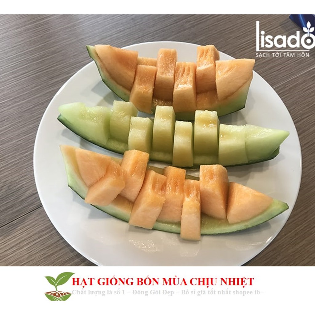 11B Hạt Giống Dưa Lưới Lõi Vàng Oval (10 Hạt)