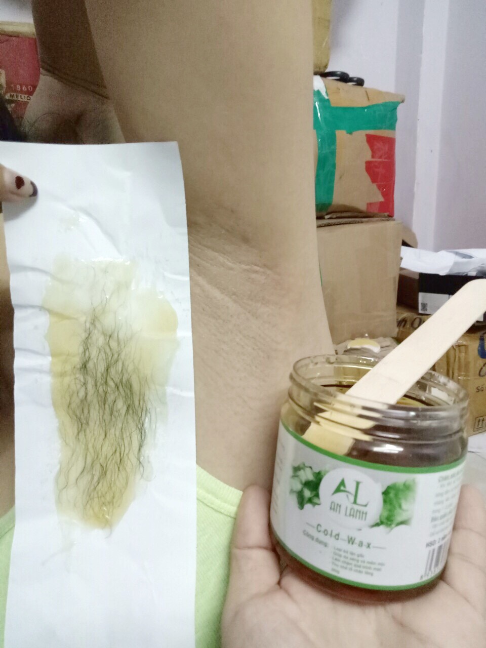Was Lông An Lành Chính Hãng ( Tặng que và sấp giấy wax ).