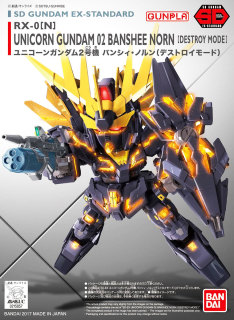 Mô hình lắp ráp Gundam Bandai SD EX-Standard 15 Banshee Norn (Destroy Mode) [GDB] thumbnail