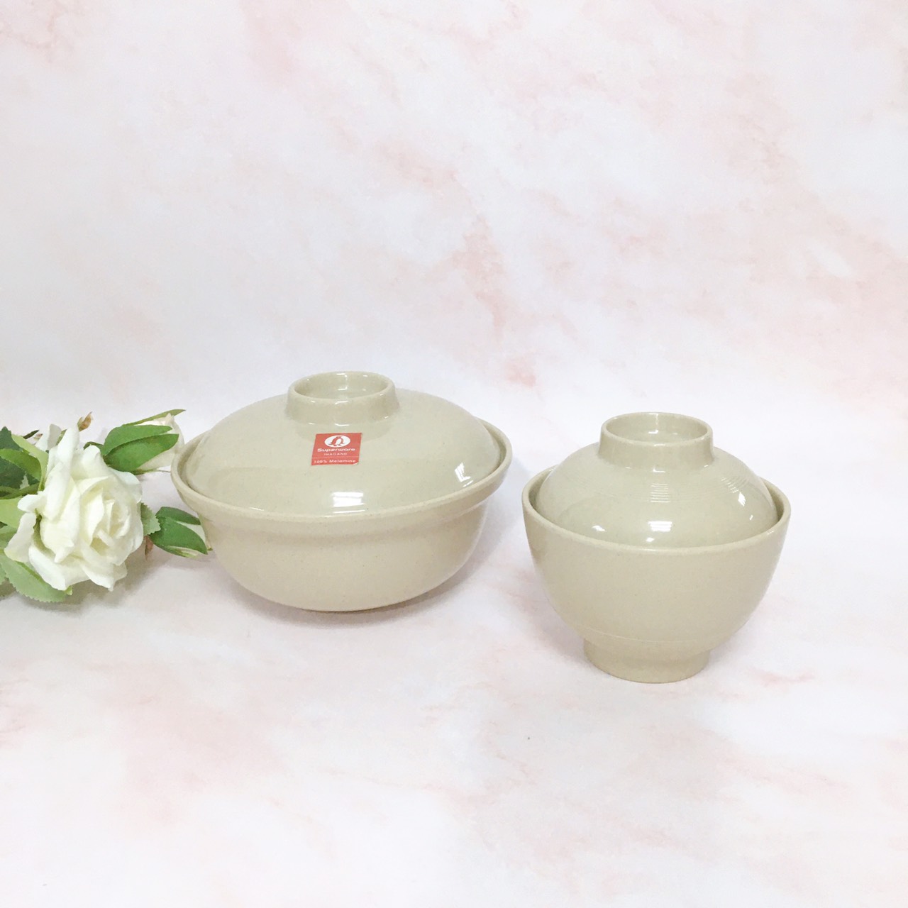 Bộ Bát Đĩa SUPERWARE Nhựa Phíp 100% Melamine - Stone