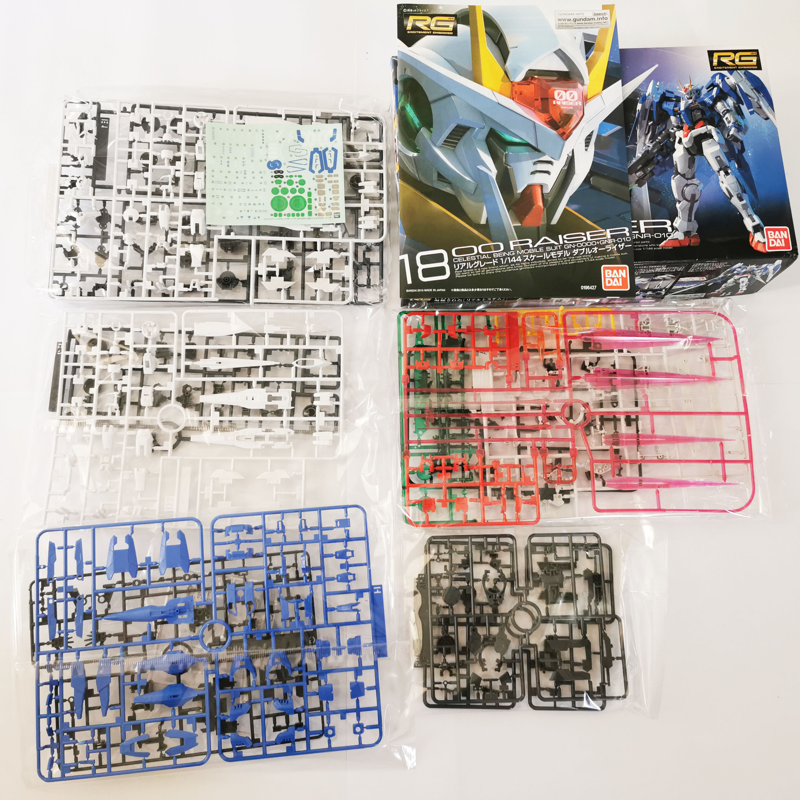 [RG] Mô hình Gundam GN-0000+GNR-010 00 Raiser