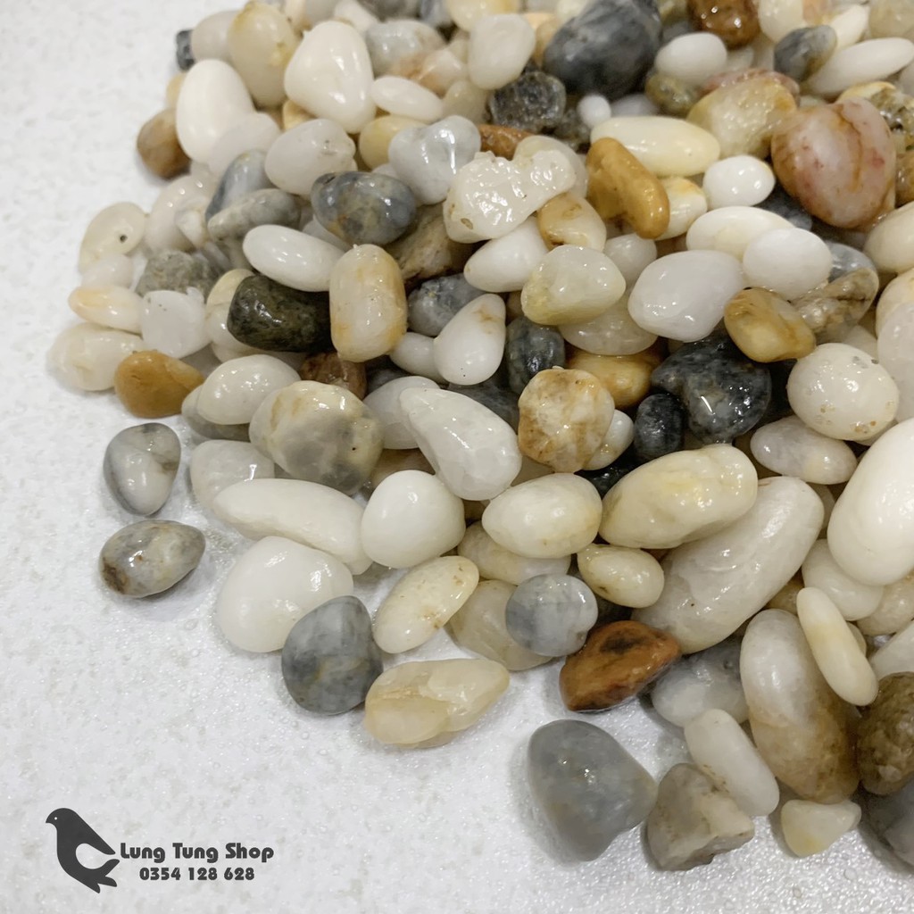 Sỏi suối tự nhiên ( chọn size )
