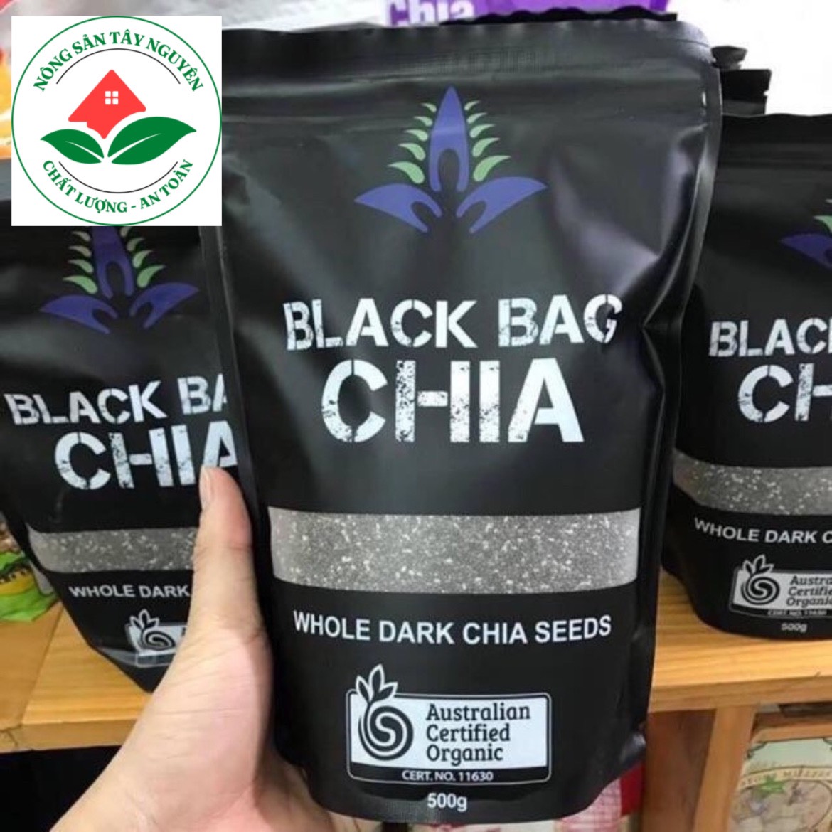 Hạt Chia Úc 500gr Hạt Chia Hữu Cơ Hàng Chuẩn Date Mới