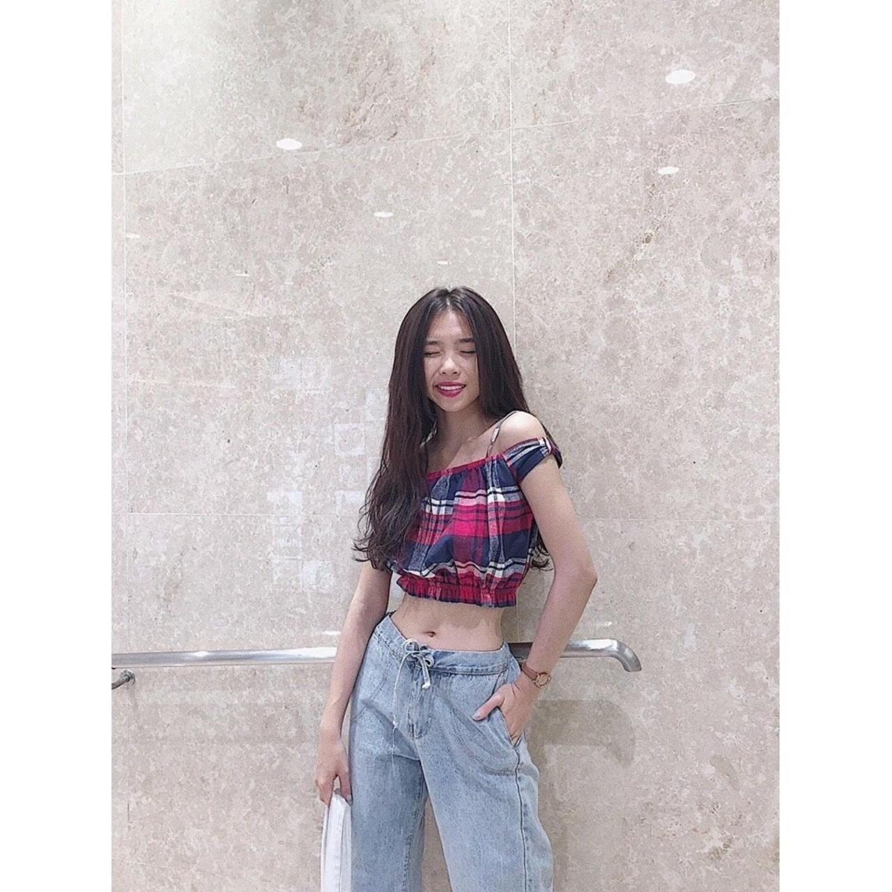 Quần Jeans Nữ Ống Rộng Thắt Nơ Cao Cấp