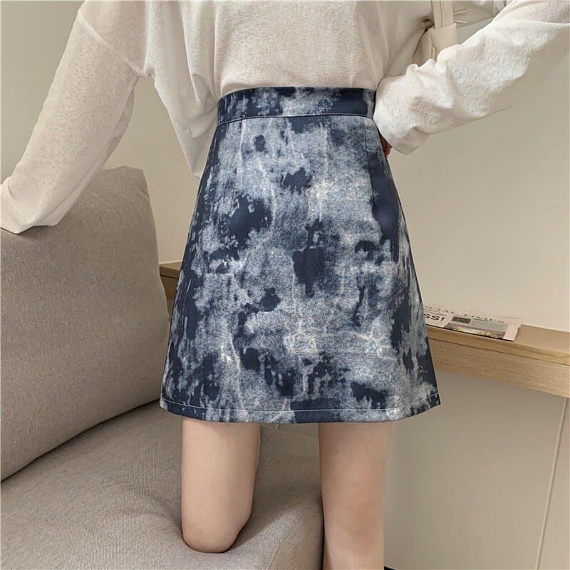 [HCM]☘ CHÂN VÁY DENIM LOANG.