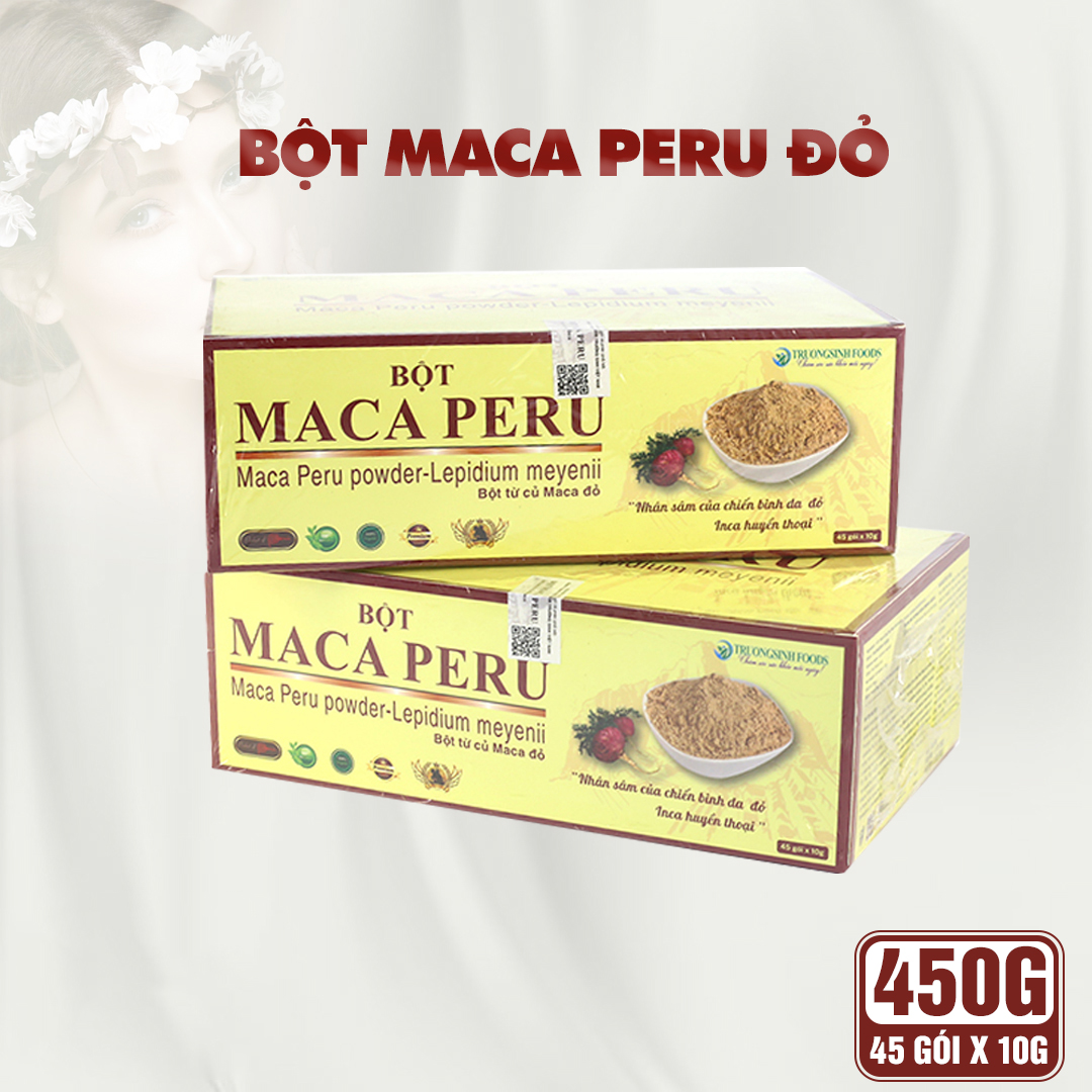BỘT SÂM MACA PERU ĐỎ - Maca for women - Hộp 200g, 450g