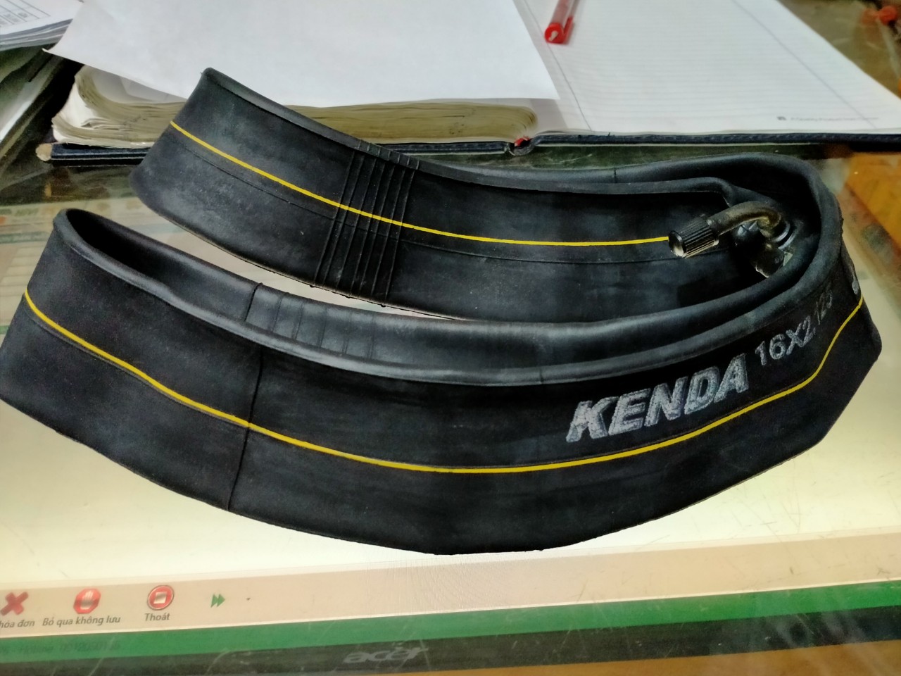 RUỘT, SĂM XE ĐẠP ĐIỆN 16x2.125 VAN CONG KENDA