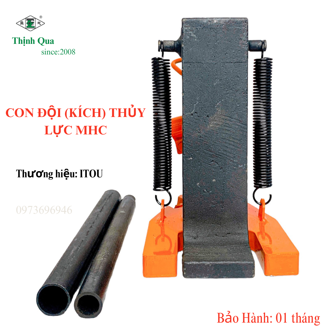CON ĐỘI (KÍCH) THỦY LỰC MHC - 10 TẤN  ( TẢI TRỌNG MÓC 5 TẤN )
