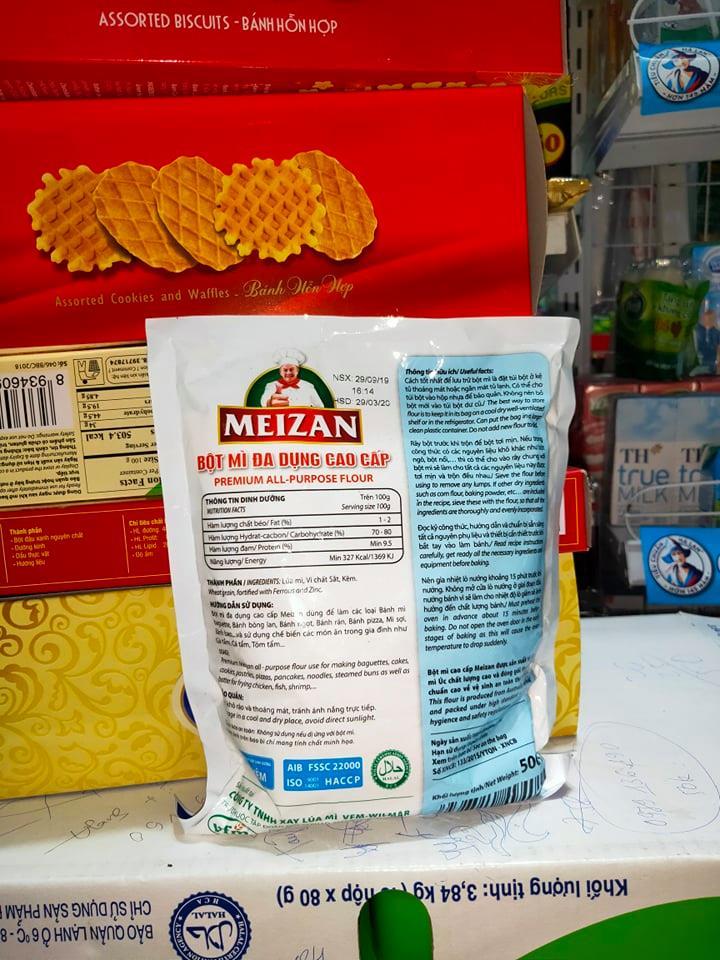 2 gói Bột mì Meizan cao cấp gói 500g