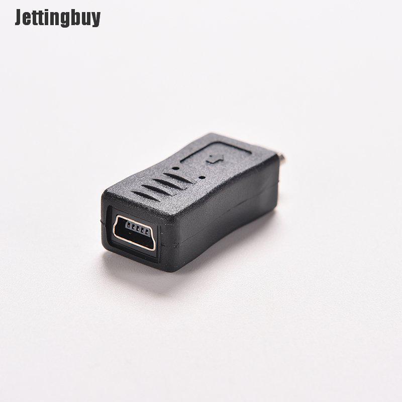 Jettingbuy 1 Mini USB Female to Micro USB Male F/M Adapter Data Charger Converter Connector