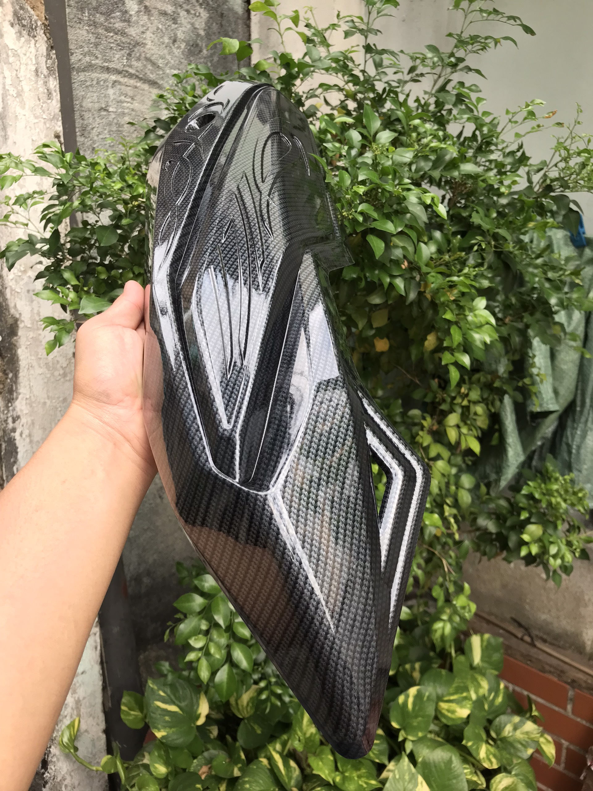 Sh 350i , ốp pô sh350i carbon phụ kiện sh 350i