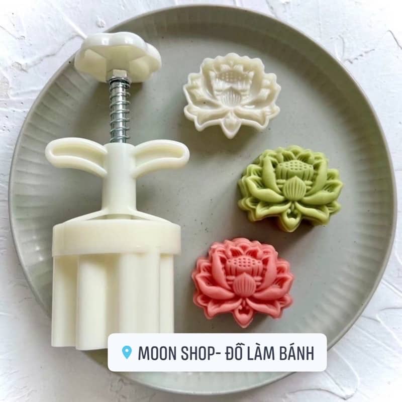 Khuôn trung thu mẫu đài sen 150g