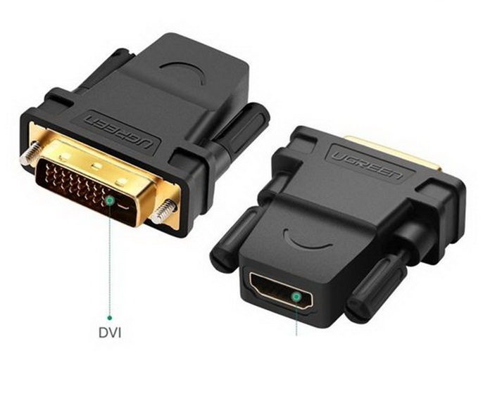 Đầu chuyển đổi DVI 24+1 to HDMI Ugreen 20124