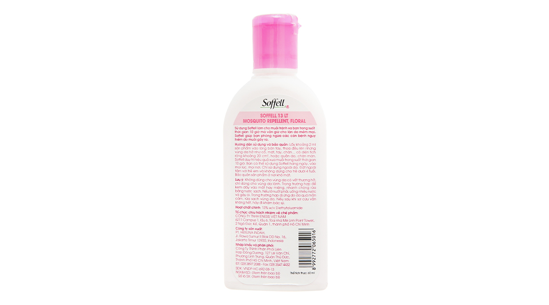 Kem chống muỗi SOFFELL chai 60ml