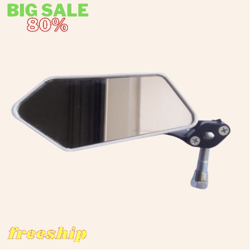 Gương chiếu hậu xe máy 5 cạnh loại rẻ (1 chiếc)