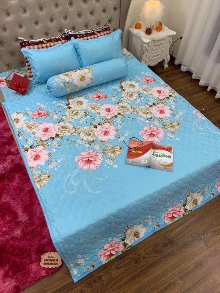 (FreeShip MAX) Set 3 Món Ga Gối Kèm 2 Áo Gối