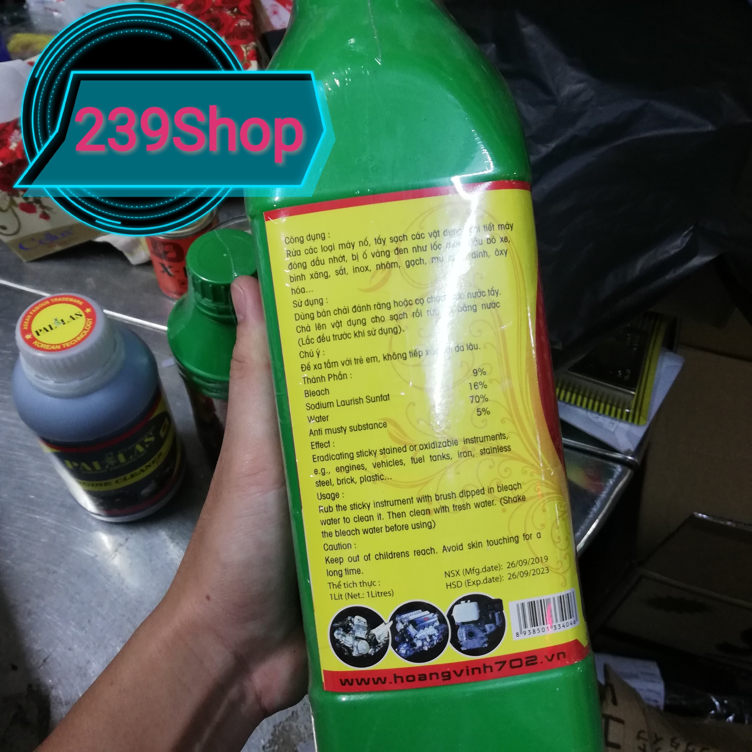 Nước tẩy trắng cực mạnh 702 1 Lít