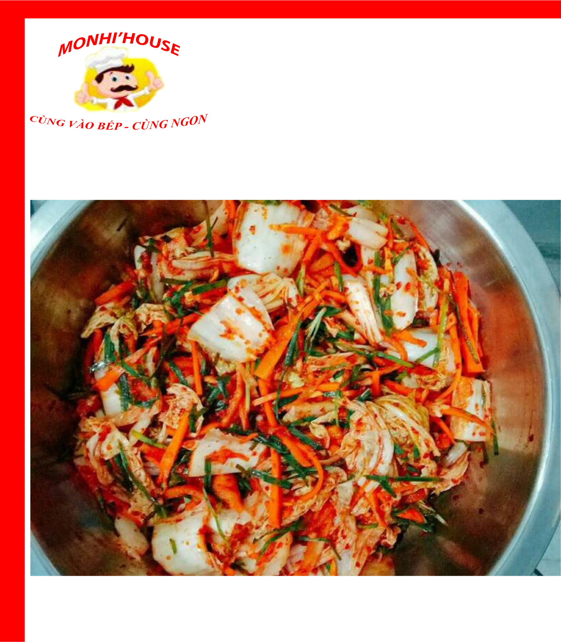 Kim chi ăn liền ( Cải thảo ngò) 100g/500g/1Kg