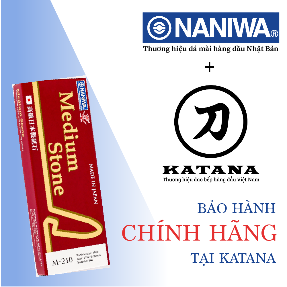 Đá mài trung Naniwa Nhật Bản #1000 DELUX M 210 (210x70x20)