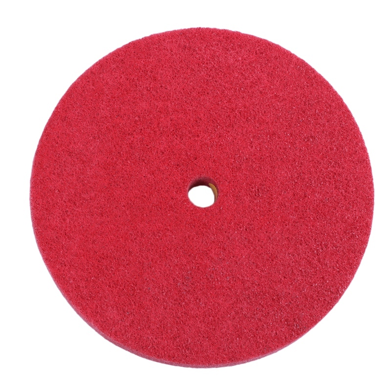 200mm Dia Nylon Abrasive Grinding Polishing Buffing Wheel Red