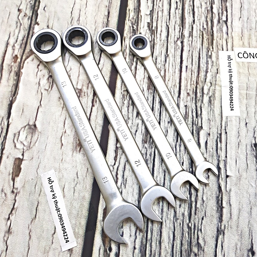 BỘ CỜ LÊ TỰ ĐỘNG YE TY ĐA NĂNG 7 CÂY 8-19MM