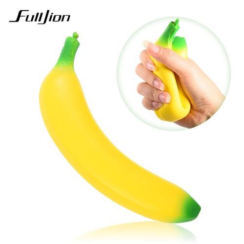 Đồ chơi Squishy hình quả chuối, bóp để giảm căng thẳng