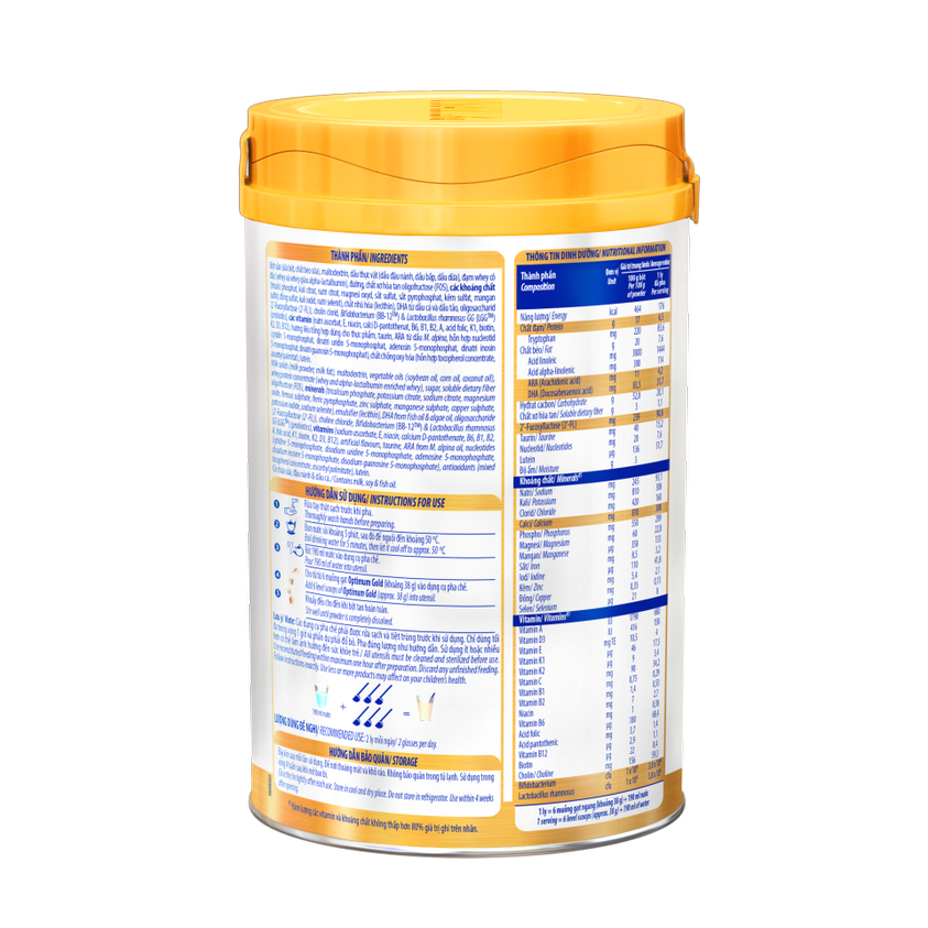 Sữa bột Vinamilk Optimum Gold 4 OPTIMIX lon 850g