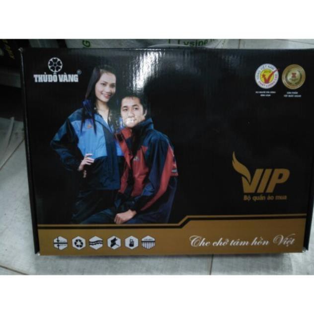 BỘ ÁO MƯA VIP THỦ ĐÔ VÀNG B903